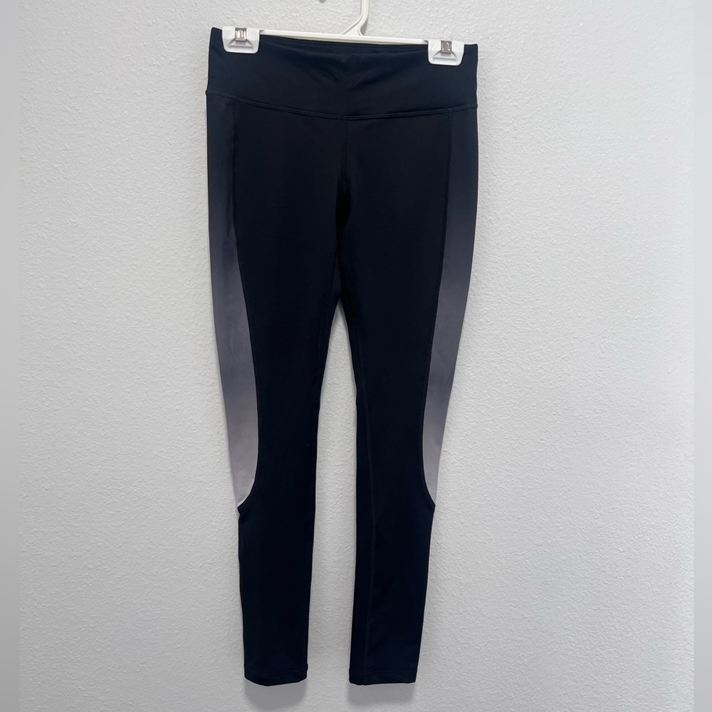 Ideology Black Gray Gradient Leggings Size Small